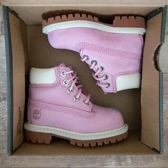 NWB Timberland baby fall boots. pink. Size 4 - Picture 5 of 5